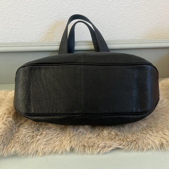 Authentic Burberry Blue Label black shoulder tote bag all leather - Picture 5 of 17